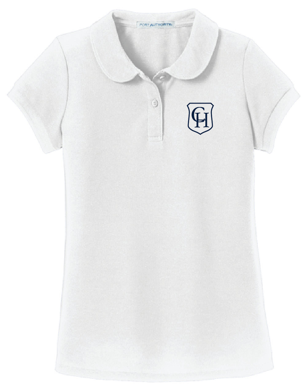 Girl's Peter Pan Collar Polo