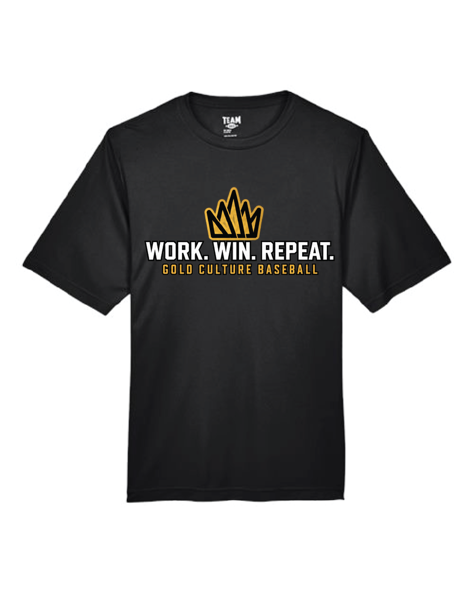 Culture Performance Shirt-- Work. Win. Repeat