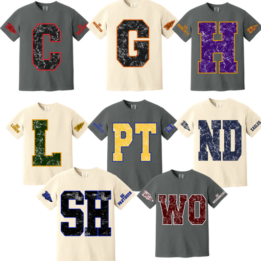 Vintage School CROP shirts