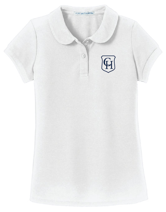 Girl's Peter Pan Collar Polo