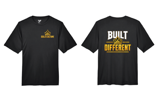 Culture Performance Shirt-- Built different front and back