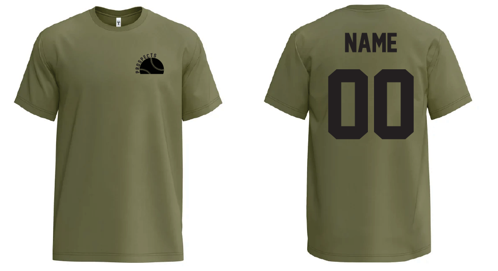 Prospects Custom Baseball Left Chest Sublimated Performance Tee