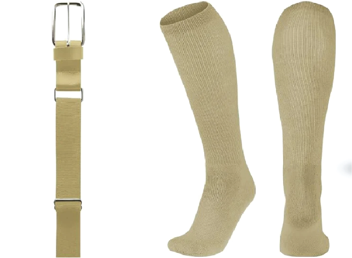 Gold Belt and Sock Combo 2026