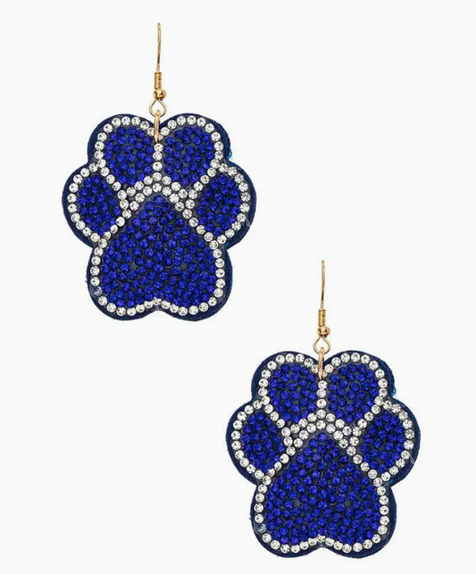 Paw pillow earrings