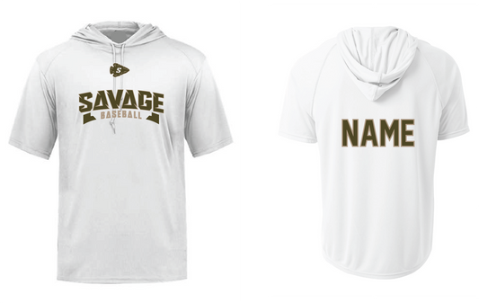 SAVAGE SS DRIFIT HOODIE TEES (2 COLOR OPTIONS)