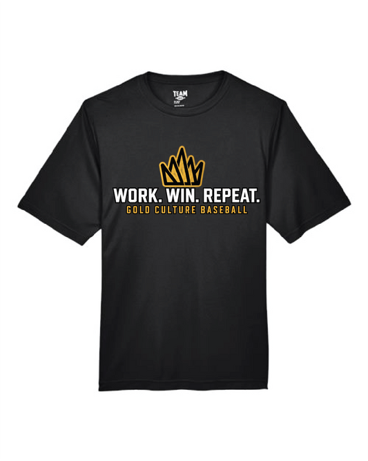 Culture Performance Shirt-- Work. Win. Repeat
